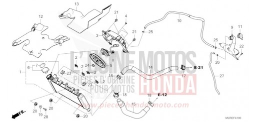 RADIATEUR CB500FACT de 2026